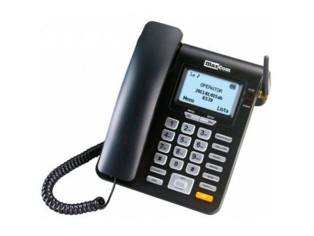 Teléfono Maxcom MM28D/ Negro