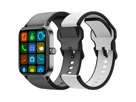 Smartwatch SPC Smartee Duo Pro 9653N/ Notificaciones/ Frecuencia Cardíaca/ Negro/ Incluye Correa Extra