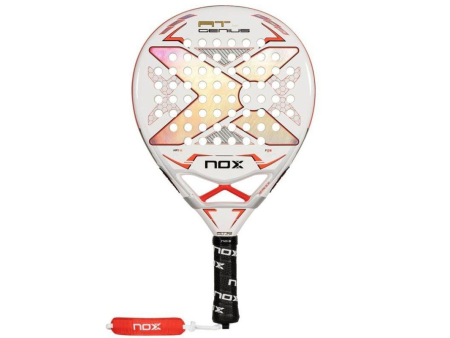 Pala de Pádel NoxSport AT Pro Cup 2024/ Blanca y Naranja