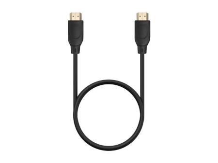 Cable HDMI 2.0 4K Aisens A120-0721/ HDMI Macho - HDMI Macho/ Hasta 10W/ 2250Mbps/ 50cm/ Negro