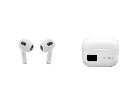 Auriculares Bluetooth Aiwa EBTW-100WT con estuche de carga/ Autonomía 3h/ Blancos