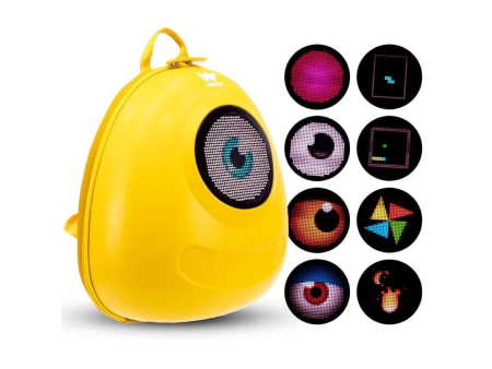 Mochila con Pantalla LED Woxter Loy-Big Eye/ Amarilla