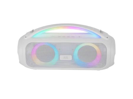 Altavoz con Bluetooth Mars Gaming MS-PULSE/ 50W RMS/ 2.0/ Blanco