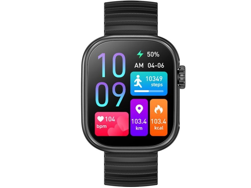 Smartwatch Aiwa SW-A700/ Notificaciones/ Frecuencia Cardíaca/ Negro