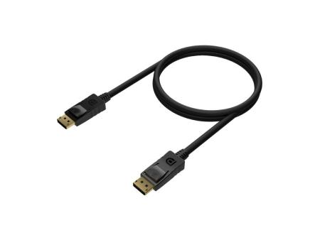 Cable DisplayPort 1.2 4K Aisens A124-0548/ DisplayPort Macho - DisplayPort Macho/ Hasta 5W/ 2300Mbps/ 50cm/ Negro