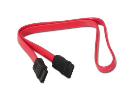 Cable SATA Aisens A130-0153/ SATA Hembra - SATA Hembra/ Hasta 0.1W/ 768Mbps/ 50cm/ Rojo