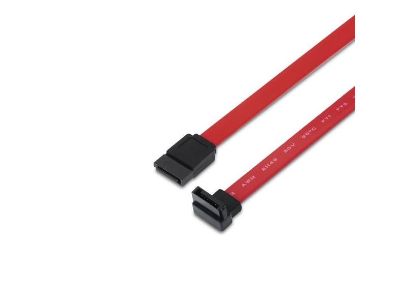 Cable SATA Aisens A130-0155/ SATA Hembra - SATA Hembra/ Hasta 0.1W/ 768Mbps/ 50cm/ Rojo