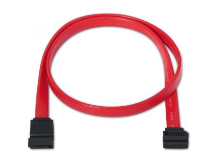 Cable SATA Aisens A130-0155/ SATA Hembra - SATA Hembra/ Hasta 0.1W/ 768Mbps/ 50cm/ Rojo