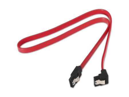 Cable SATA Aisens A130-0156/ SATA Hembra - SATA Hembra/ Hasta 0.1W/ 768Mbps/ 50cm/ Rojo