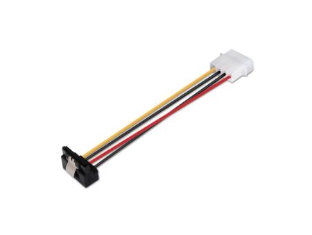 Cable Alimentación SATA Aisens A131-0163/ Molex 4 PIN Macho - SATA Hembra/ Hasta 54W/ 16cm