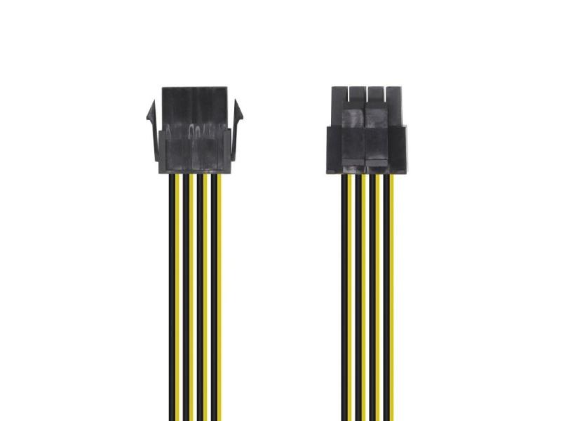 Cable de Alimentación Microprocesador Aisens A131-0419/ Molex -4+4 PIN Macho - Molex 8 PIN Hembra/ 30cm