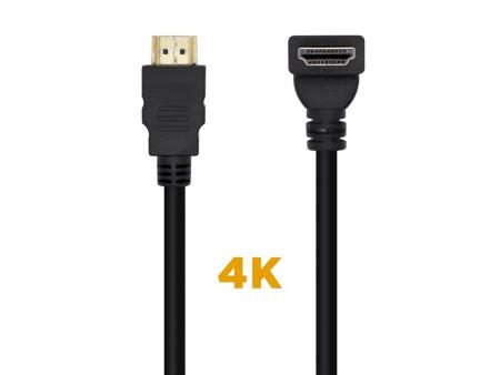 Cable HDMI 2.0 4K Aisens A120-0456/ HDMI Macho - HDMI Macho/ 1m/ Negro