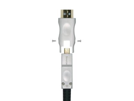 Cable HDMI 2.0 AOC 4K Desmontable Aisens A148-0511/ HDMI Macho / D Macho - HDMI Macho/ 20m/ Negro