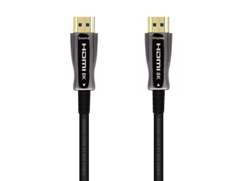 Cable HDMI 2.1 AOC 8K Aisens A153-0515/ HDMI Macho - HDMI Macho/ 10m/ Negro