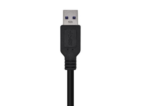 Cable USB 3.0 Impresora Aisens A105-0444/ USB Tipo-B Macho - USB Macho/ 2m/ Negro