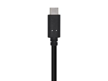 Cable USB 3.1 Aisens A107-0449/ USB Tipo-C Macho - USB Macho/ 50cm/ Negro