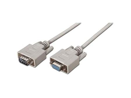 Cable Serie RS232 Nanocable 10.14.0203/ DB9 Macho - DB9 Hembra/ 3m/ Beige