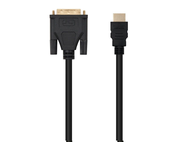 Cable HDMI Nanocable 10.15.0502/ DVI Macho - HDMI Macho/ 1.8m/ Negro