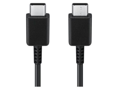 Cable USB 2.0 Tipo-C Samsung EP-DA705BBEGWW/ USB Tipo-C Macho - USB Tipo-C Macho/ 1m/ Negro