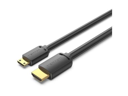 Cable HDMI 4K Vention AGHBG/ HDMI Macho - Mini HDMI Macho/ 1.5m/ Negro