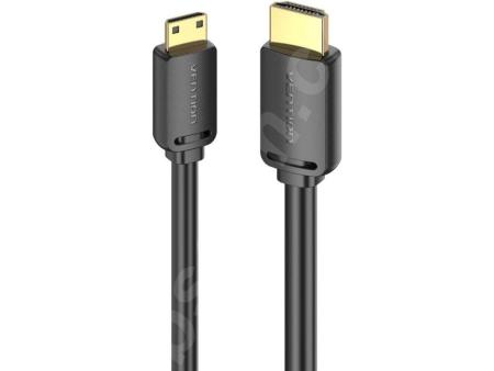 Cable HDMI 4K Vention AGHBG/ HDMI Macho - Mini HDMI Macho/ 1.5m/ Negro