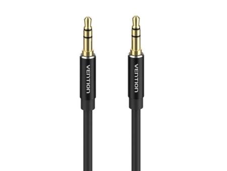 Cable Estéreo Vention BAXBD/ Jack 3.5 Macho - Jack 3.5 Macho/ 50cm/ Negro