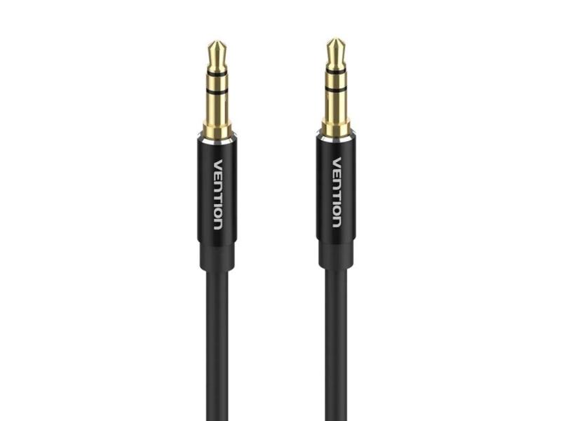 Cable Estéreo Vention BAXBD/ Jack 3.5 Macho - Jack 3.5 Macho/ 50cm/ Negro