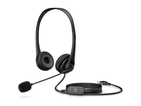 Auriculares HP G2/ con Micrófono/ USB/ Negros