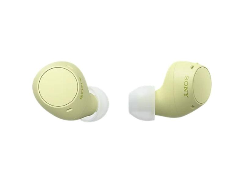 Auriculares Bluetooth Sony WF-C510 con estuche de carga/ Autonomía 5h/ Amarillos