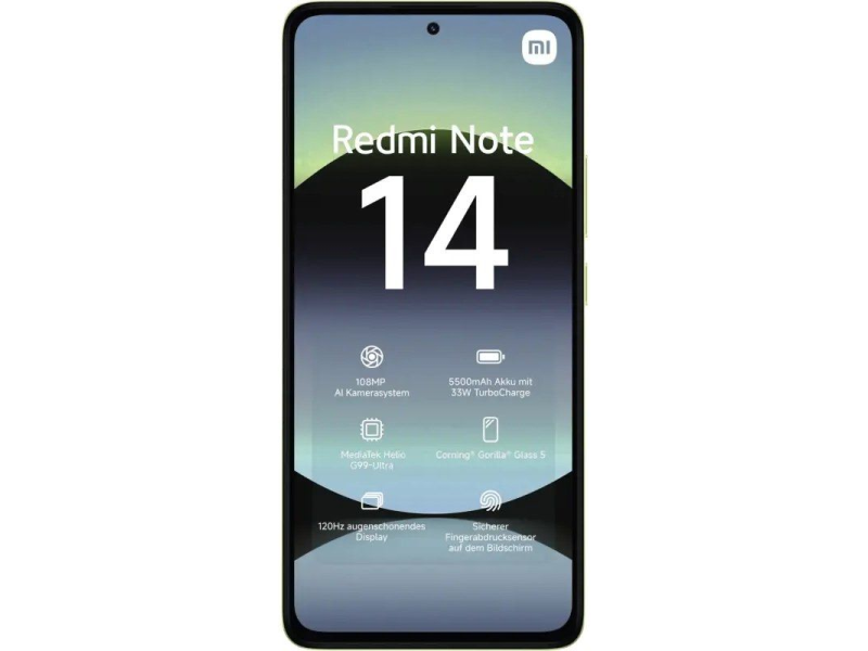 Smartphone Xiaomi Redmi Note 14 6GB/ 128GB/ 6.67'/ Verde