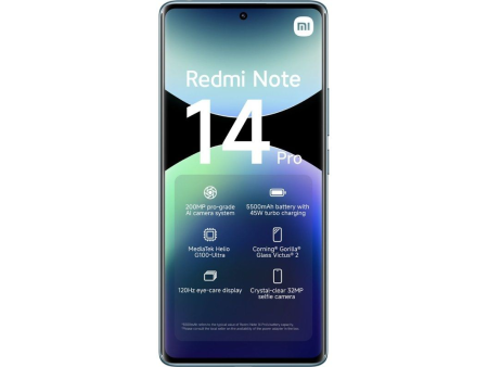 Smartphone Xiaomi Redmi Note 14 Pro 8GB/ 256GB/ 6.67'/ Azul