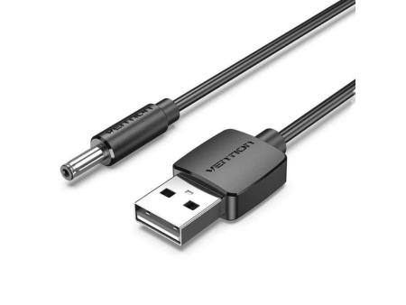 Cable Conversor USB Vention CEXBD/ USB Macho - DC 5.5mm Macho/ 50cm/ Negro