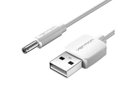 Cable Conversor USB Vention CEXWD/ USB Macho - DC 3.5mm Macho/ 50cm/ Blanco