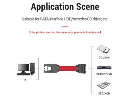 Cable SATA Vention KDDRD/ SATA Hembra - SATA Hembra/ 50cm/ Rojo