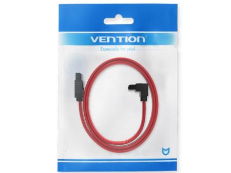 Cable SATA Vention KDDRD/ SATA Hembra - SATA Hembra/ 50cm/ Rojo