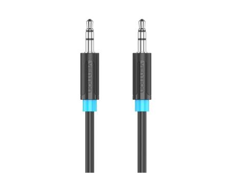 Cable Estéreo Vention VAS-A65-B080/ Jack 3.5 Macho - Jack 3.5 Macho/ 80cm/ Negro