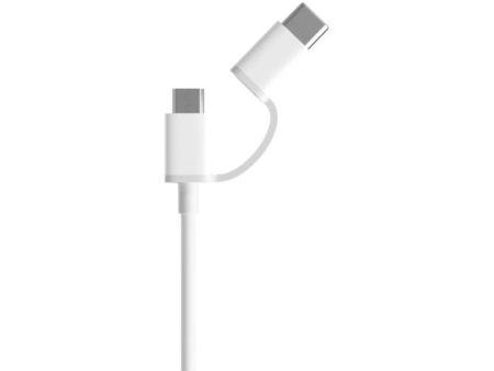 Cable USB 2.0 Xiaomi SJV4083TY/ USB Macho - Micro USB Macho/ USB Tipo-C Macho/ 30cm/ Blanco