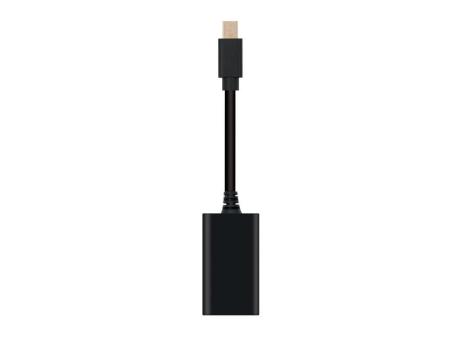 Conversor Nanocable 10.16.0102/ Mini DisplayPort Macho - HDMI Hembra/ 15cm/ Negro