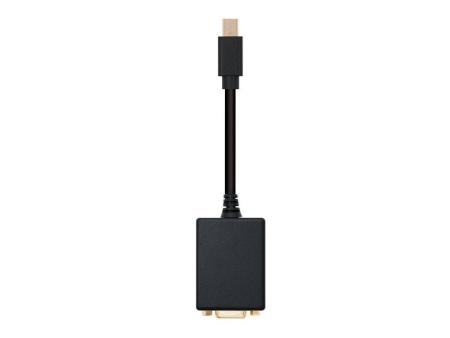 Conversor Nanocable 10.16.0202/ Mini DisplayPort Macho - VGA Hembra/ 15cm/ Negro