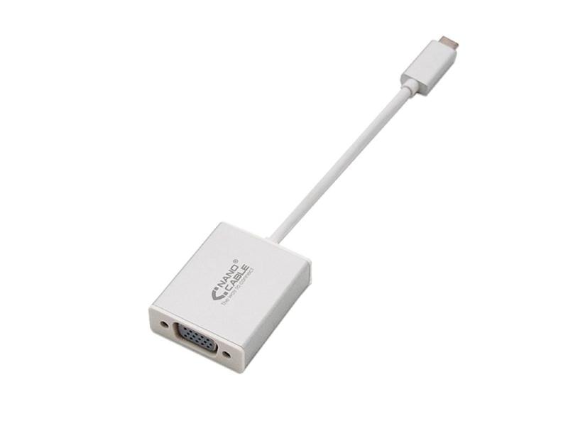 Cable Conversor Nanocable 10.16.4101/ USB Tipo-C Macho - VGA Hembra