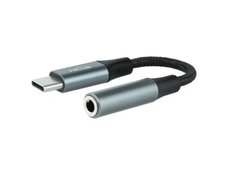 Conversor USB Tipo-C Nanocable 10.24.1204/ USB Tipo-C Macho - Jack 3.5 Hembra