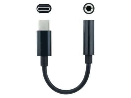 Conversor USB Tipo-C Nanocable 10.24.1205/ USB Tipo-C Macho - Jack 3.5 Hembra