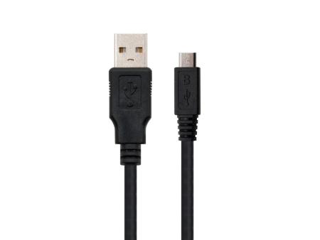 Cable USB 2.0 Nanocable 10.01.0500/ USB Macho - MicroUSB Macho/ 80cm/ Negro