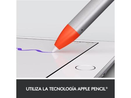 Lápiz Inalámbrico Logitech Crayon para iPad/ Naranja