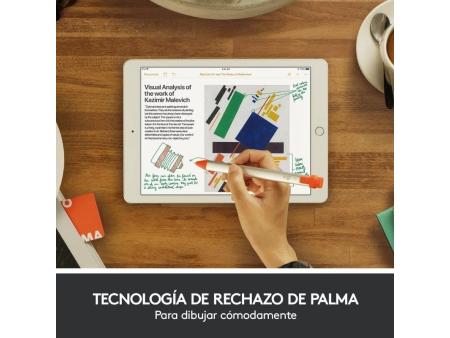 Lápiz Inalámbrico Logitech Crayon para iPad/ Naranja