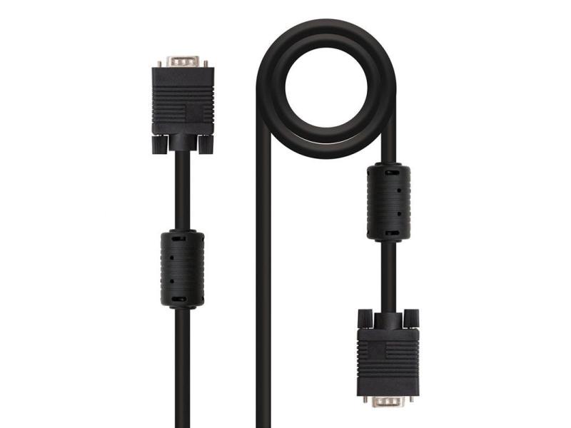 Cable SVGA Nanocable 10.15.0103/ VGA Macho - VGA Macho/ 3m/ Negro