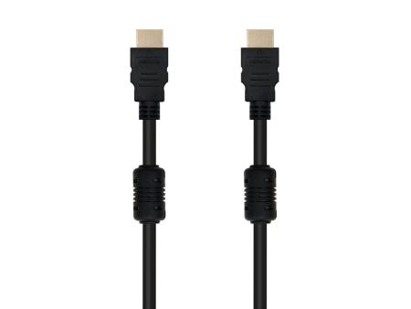 Cable HDMI 1.4 Nanocable 10.15.1802/ HDMI Macho - HDMI Macho/ 1.8m/ Negro