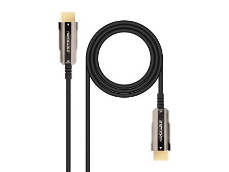 Cable HDMI 2.0 4K Nanocable 10.15.2010/ HDMI Macho - HDMI Macho/ 10m/ Negro