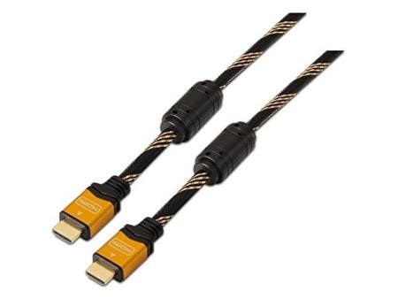 Cable HDMI 2.0 4K Nanocable 10.15.1602/ HDMI Macho - HDMI Macho/ 1.5m/ Negro/ Naranja