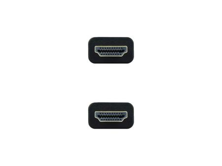 Cable HDMI 2.0 4K Nanocable 10.15.3715/ HDMI Macho - HDMI Macho/ 15m/ Negro